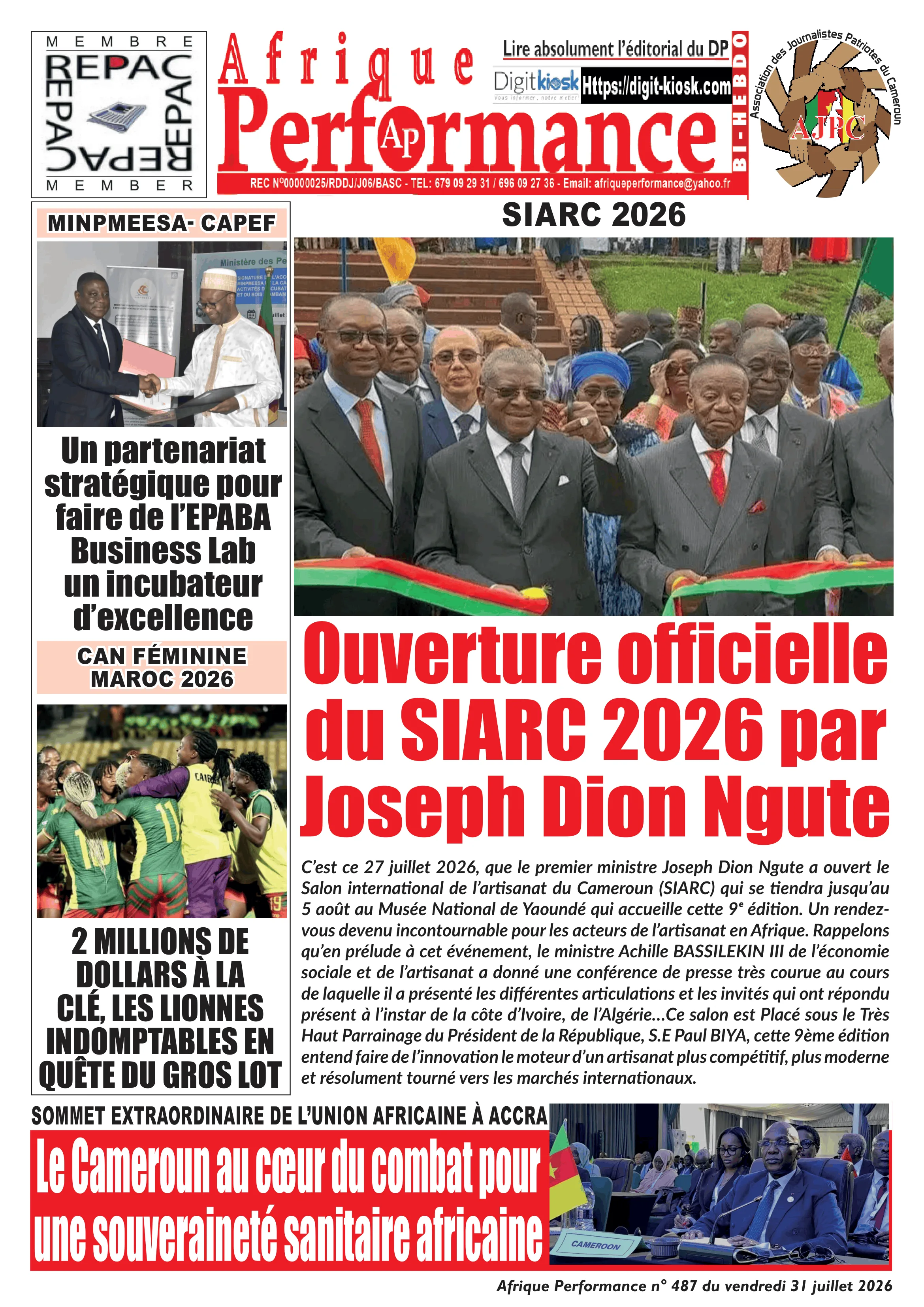 Afrique Performance n° 487